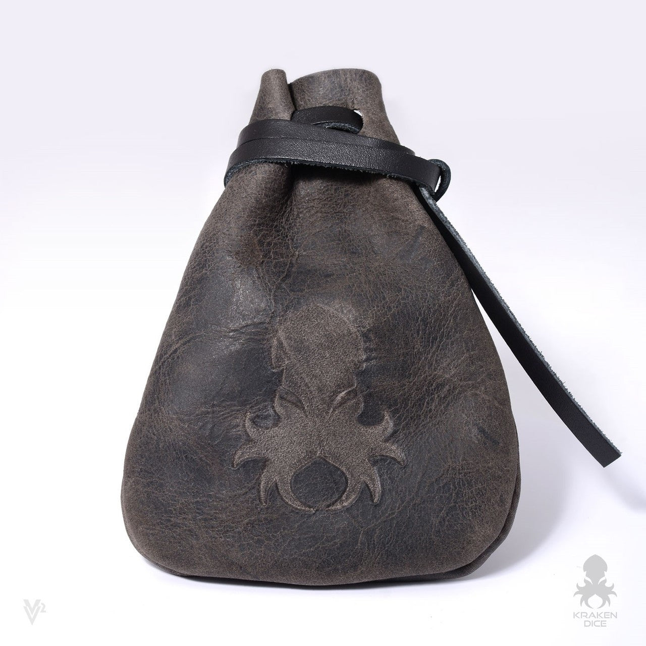 Medium Dice Bag In Old World Leather